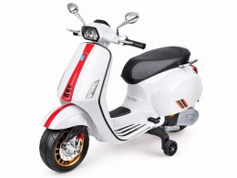 Motor skuter elektryczny VESPA na akumulator dla dziecka melodie PA0344