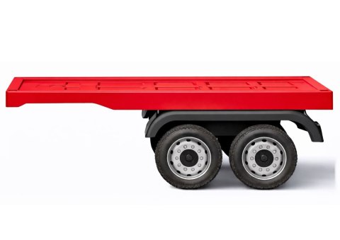 Naczepa do pojazdu na akumulator HL358 Mercedes Actros czerwona
