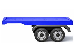 Naczepa do pojazdu na akumulator HL358 Mercedes Actros niebieska