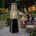 Ogrzewacz parasol gazowy 180 cm grzejnik 11.5 kW na ogród patio reduktor wąż pokrowiec MultiGarden