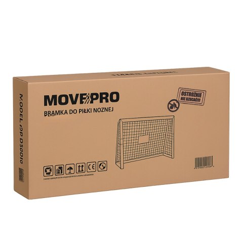 Bramka piłkarska z siatką do piłki nożnej 300x200x120 cm MOVEPRO