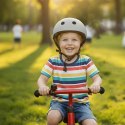 Kask rowerowy dla dziecka Trike Fix dziecięcy  LED M 55-58cm szary ciemny