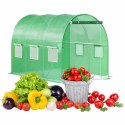 Szklarnia tunel ogrodowy foliowy 3x2x2 m 6 m² metalowy stelaż folia UV