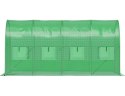 Szklarnia tunel ogrodowy foliowy 6x3x2 m 18 m² metalowy stelaż folia UV