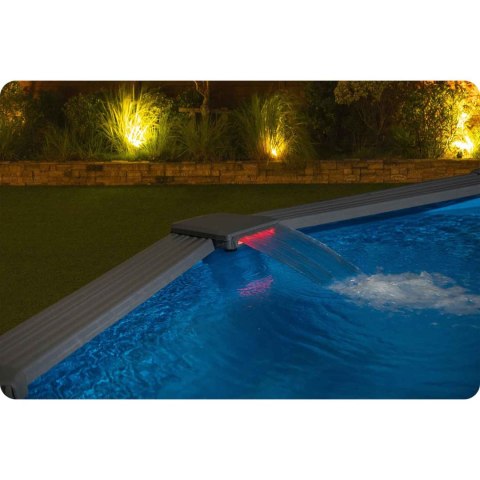 Basen ogrodowy panelowy całoroczny 732 x 132 cm 13w1 Bestawy 561RP