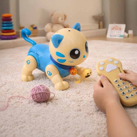 Kot kotek interaktywny zdalnie sterowany na pilota RC robot skacze