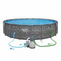Basen ogrodowy stelażowy 610 x 132 cm 11w1 Bestway 561KE
