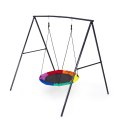 Huśtawka ogrodowa dla dzieci bocianie gniazdo 100 cm stalowy stelaż ECOTOYS