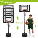 Kosz do koszykówki 259cm Trizand