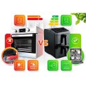 Frytkownica beztłuszczowa dwukomorowa pionowa 11.6 l Air fryer frytownica Berdsen 3000W BD-663