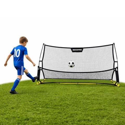Rebounder trenażer piłkarski dwustronny do treningu strzałów 220x120 cm MOVEPRO