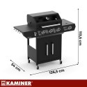 Grill gazowy 3+1 13.5kW Varen Black 4.0 Kaminer