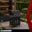 Grill gazowy 3+1 13.5kW Varen Black 4.0 Kaminer