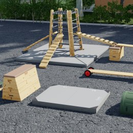 CLASSIC WORLD EDU Materac Gimnastyczny Mata Ochronna Krzyżowa do Wieży Wewnętrzna