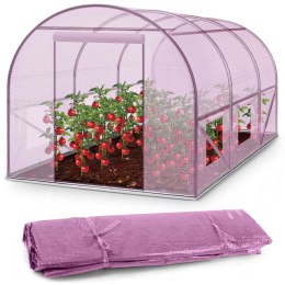 Folia na tunel ogrodowy 2 x 3 m (6 m2) różowa Plonos
