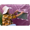 Folia na tunel ogrodowy 2 x 3 m (6 m2) różowa Plonos