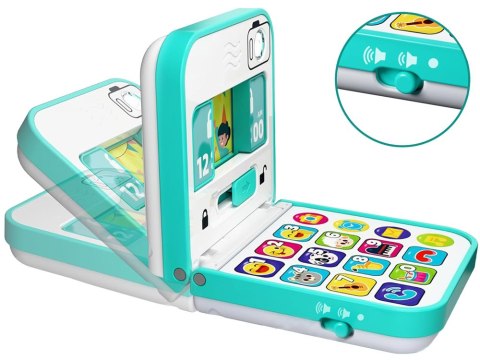 Interaktywny muzyczny Telefon Smartfon składany dla dziecka ZA5424