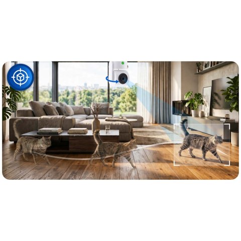 Kamera IP obrotowa 3MP niania elektroniczna Berdsen BD-942 biała