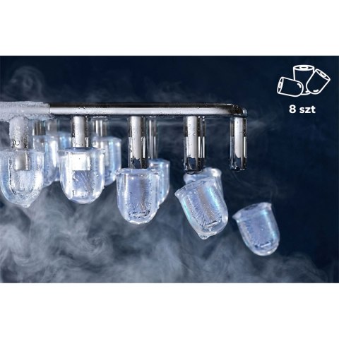 Kostkarka do lodu 1.1L/12kg Berdsen BD-420 srebrna