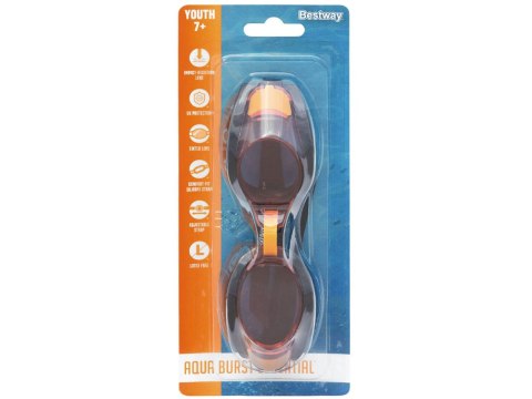 Bestway Okulary okularkido pływania CZERWONE 7+ 21005