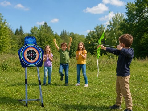 Łuk, strzały i tarcza - duży zestaw łucznika - 2 opcje zabawy SP0868