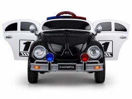 Autko na akumulator dla dziecka radiowóz garbus POLICJA bujanie PA0350