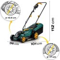 Kosiarka elektryczna lekka mocna z regulacją 1400W 34cm Humberg HM-612