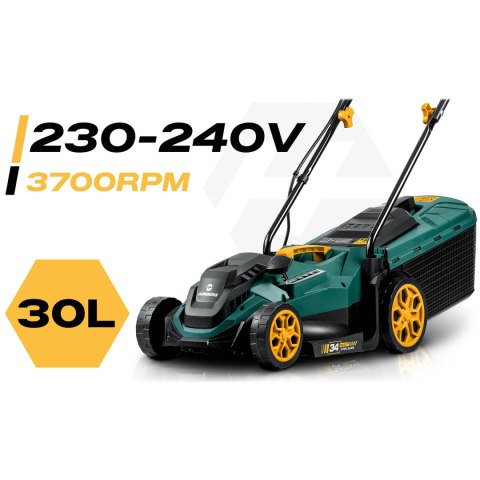 Kosiarka elektryczna lekka mocna z regulacją 1400W 34cm Humberg HM-612