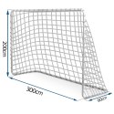 Mocna siatka do bramek piłkarskich 300 x 200 x 90 cm Neo-Sport