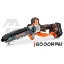 Piła łańcuchowa akumulatorowa 4.0Ah gałęziówka 10" 8" pilarka Humberg HM-437