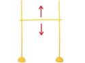 Regulowany Płotek do skakania 150 cm Przeszkoda dla Hobby Horse SP0861