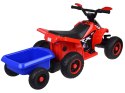 Quad elektryczny na akumulator dla dziecka +przyczepka ef świetlne PA0351