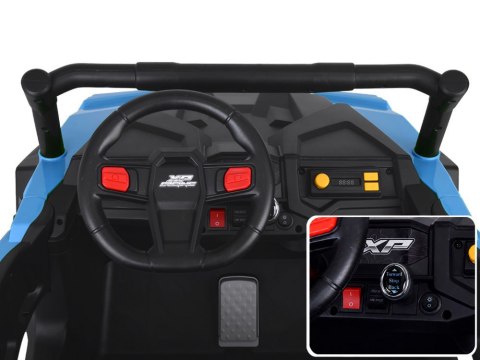 Auto na akumulator dla dziecka dwuosobowy BUGGY 4x4 przyczepa PA0342