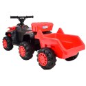 Pierwszy quad na akumulator, jeździk z przyczepą, wolne koło/YW1009