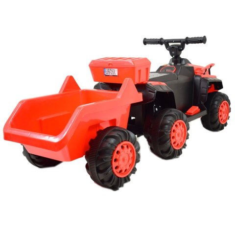 Pierwszy quad na akumulator, jeździk z przyczepą, wolne koło/YW1009