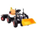 Super DWUSTRONNY traktor na akumulator ze spychaczem, koparką i przyczepą/BEJ1588