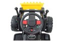 Super DWUSTRONNY traktor na akumulator ze spychaczem, koparką i przyczepą/BEJ1588