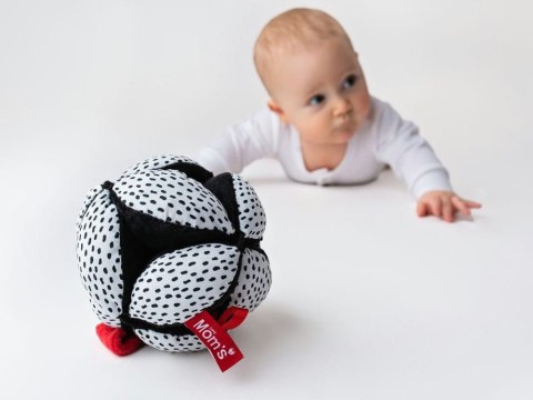 Kontrastowa miękka Piłka sensoryczna Montessori Takane dla niemowląt ZA6652