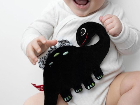 Mom's Care Dinozaur szeleszący kontrastowy dla niemowlaka ZA6646