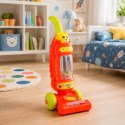 Odkurzacz interaktywny dla dzieci z dźwiękiem malinowy