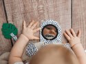 Poduszka Aktywizująca Leniwiec Sensoryczna zabawka z lusterkiem ZA6645
