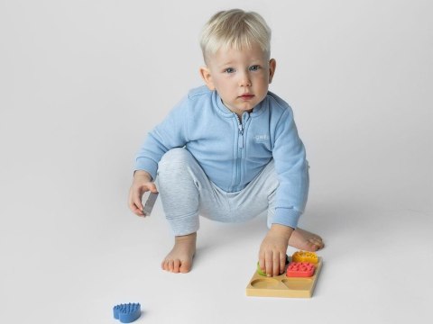 Sensoryczne Klocki Kształty Mom's Care miękka układanka edukacyjna ZA6650