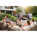 Grill gazowy ogrodowy żeliwny ruszt z pokrywą 4+1 palniki Berdsen BD-897