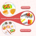 WOOPIE Zestaw Akcesoriów Kuchennych Zabawka do Gotowania 108 el