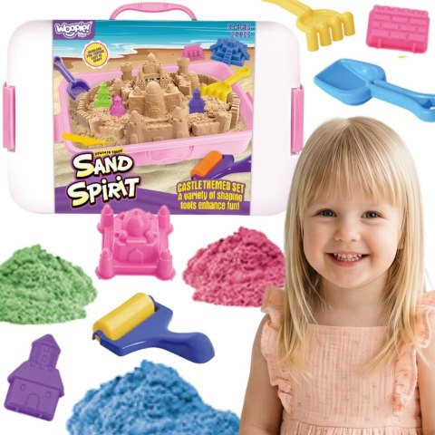 WOOPIE Zestaw Piasek Kinetyczny SAND SPIRIT Zamek 24 el.