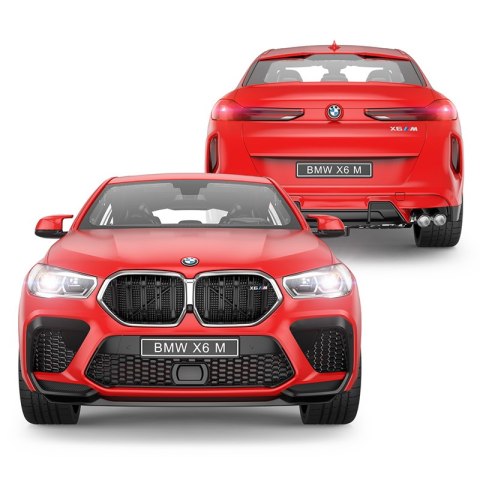 Autko auto zdalnie sterowane BMW X6 M 1:14 RASTAR Czerwony