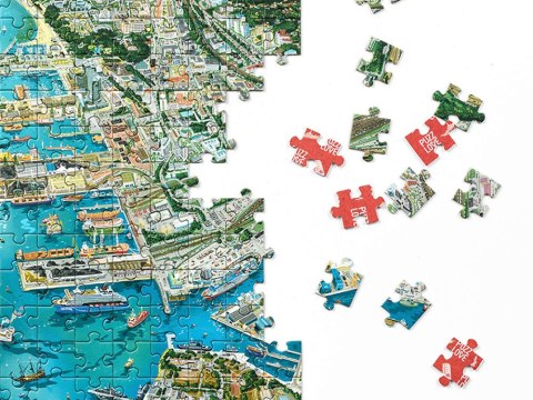 CzuCzu Puzzlove Puzzle Gdynia 150 elementów ZA6691