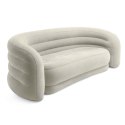 Sofa dmuchana welurowa łóżko materac 229x109x81 cm Intex 66571