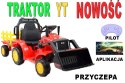 Super traktor z przyczepą i łyżką - na akumulator, pilot/aplikacja/YT1066