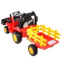 Super traktor z przyczepą i łyżką - na akumulator, pilot/aplikacja/YT1066